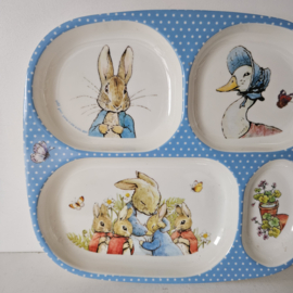 Kinder eetbord met vakken | Peter Rabbit