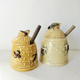 Honingpot met deksel | vintage