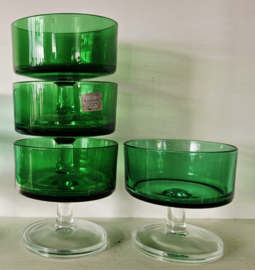 Luminarc Cavalier | groene coupe glazen - set van 6 