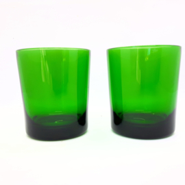 Water/ whisky glas | groen glas