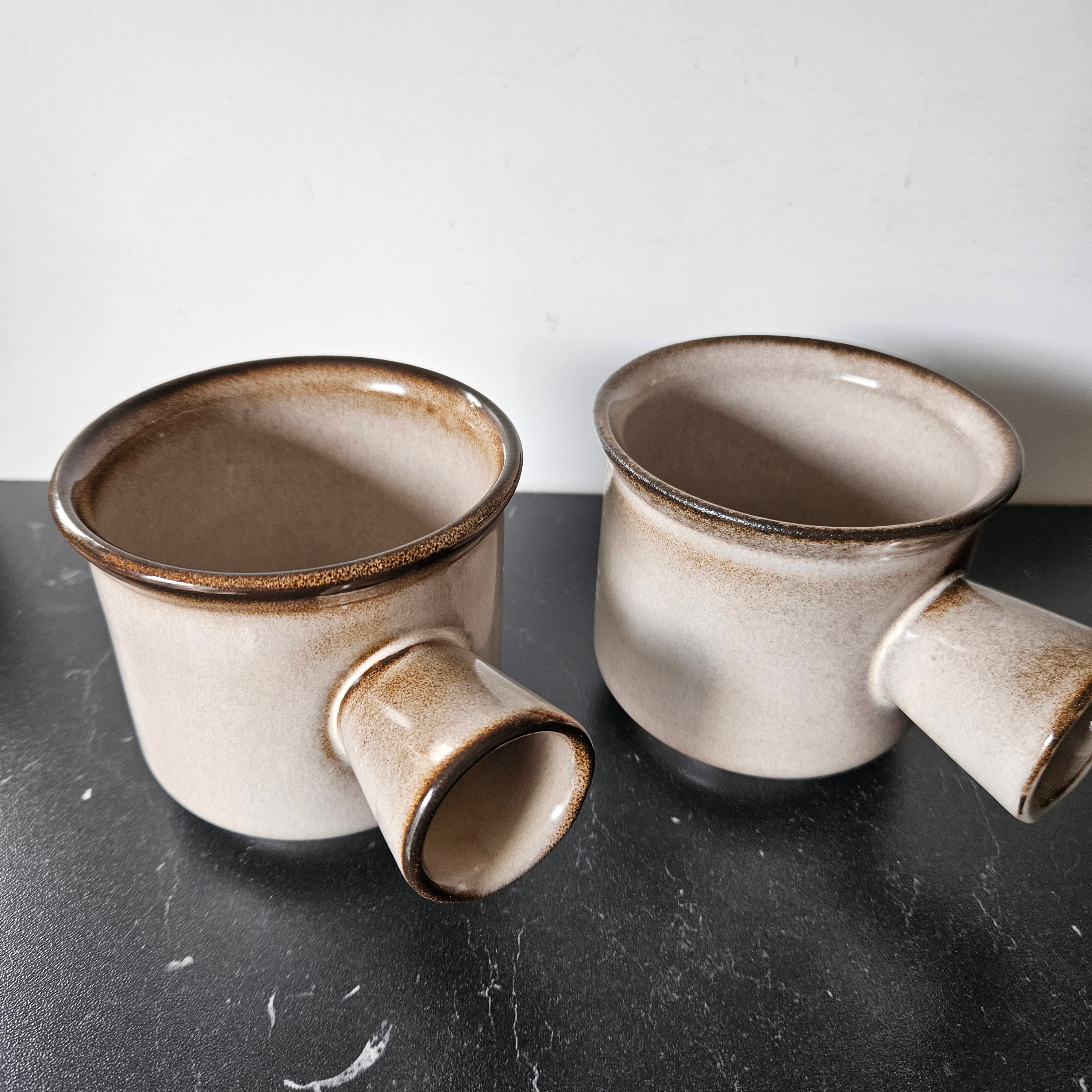 Saus/ soepkom - set van 2 | DriehoekPotterie