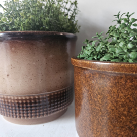 Bruine plantenpot | sierrand