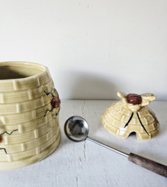 Honingpot met deksel | vintage