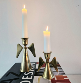 Messing kandelaar - per 2 | engel