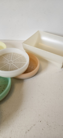 Tupperware | onderzetter in houder - 7 delig 