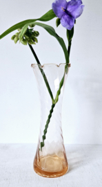 Glazen swirl vaas | vintage