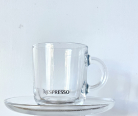 Espresso glazen kop & schotel - per 2 | Nespresso