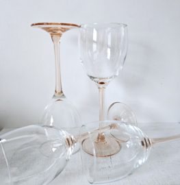 Luminarc | wijnglas - roze voet - per 2