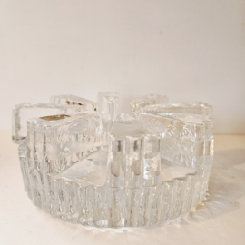 Kristal glazen theelicht | vintage