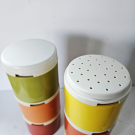 Vintage kruidenpotjes - set van 6 | Tupperware