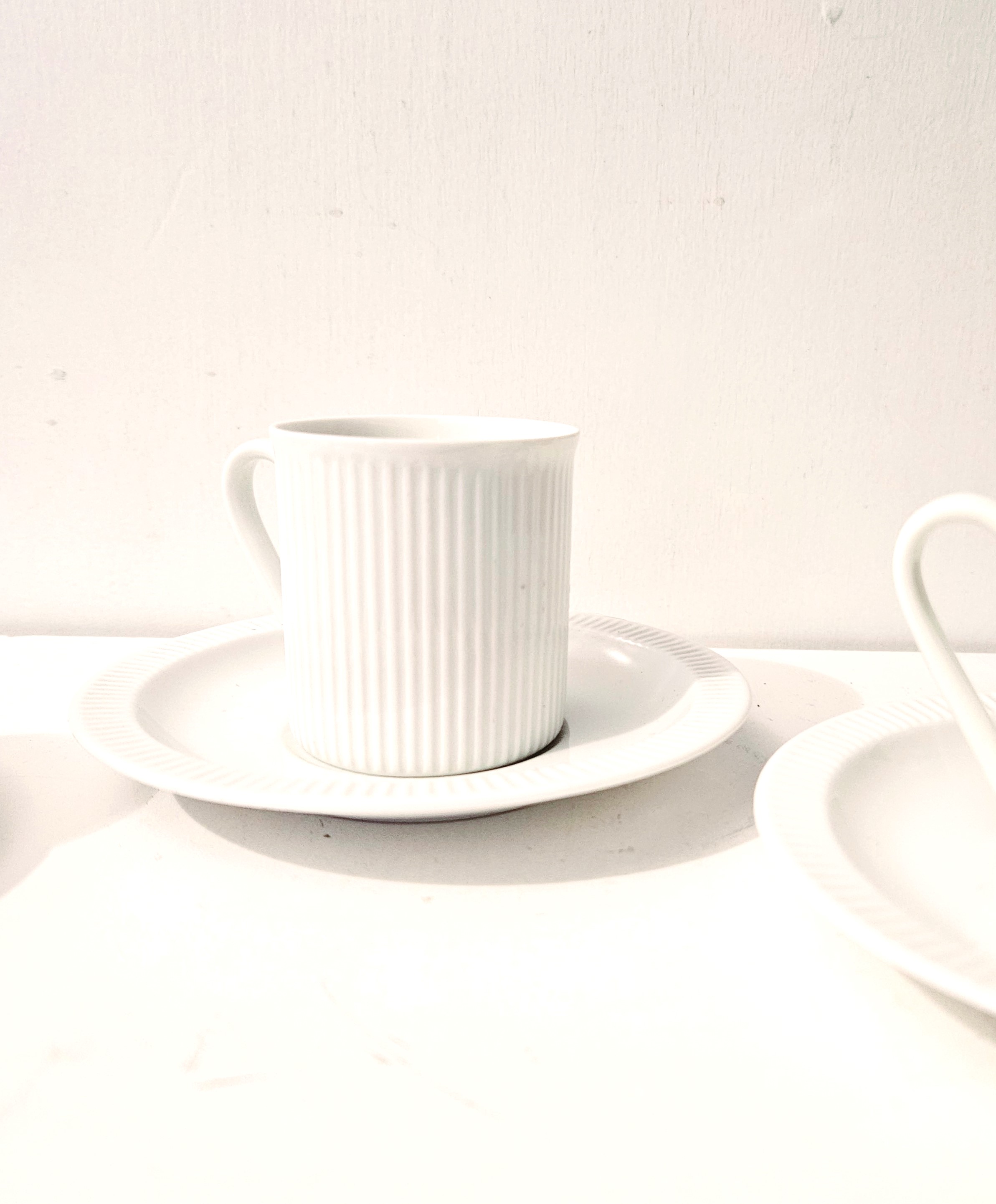 Espresso koffiekop met schotel | Royal Porcelain Cannelee 