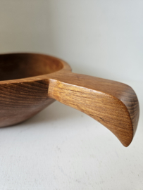 Houten serveerbowl | vintage