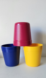 Tupperware drinkbeker - per 3