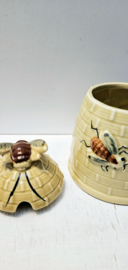 Honingpot met deksel | vintage