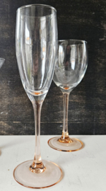 Vintage prosecco/champagne glas - set van 6 | Luminarc
