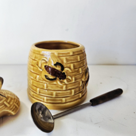 Honingpot met deksel | vintage