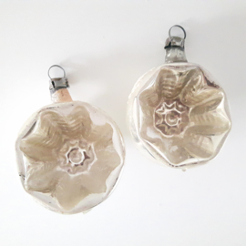 Vintage mini kerstbal - per 3 | deuk