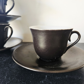 Driehoek Potterie | kop & schotel - set van 2