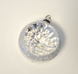Vintage kerstbal | deuk & glitter