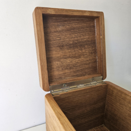 Houten opbergbak | dobbelsteen