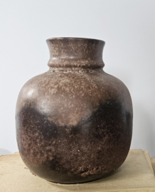 2 Kleuren bruine vaas 876 | West Germany