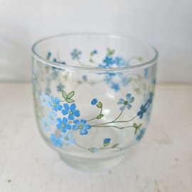 Waterglas - set van 3 | Vergeetmijnietjes
