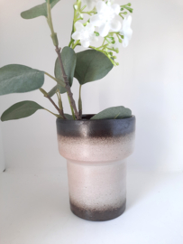 2 Kleurige plantenpot | vintage