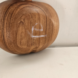 Houten appel | vintage snackschaal