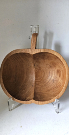 houten snackschaal | appel