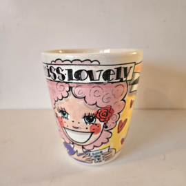 Blond Mrs Lovely | grote beker