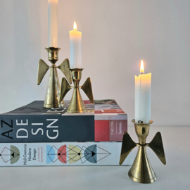 Messing kandelaar | engel