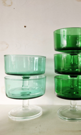 Luminarc Cavalier | groene coupe glazen - set van 6 