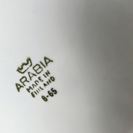 Arabia voorraadpot met rode deksel