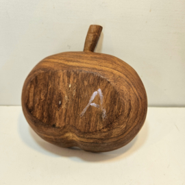 Houten appel | vintage snackschaal