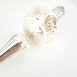 Vintage kerstboompiek | zilver