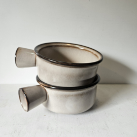 Driehoek Potterie | soepkom - set van 2