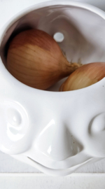 Uienpot met deksel | vintage