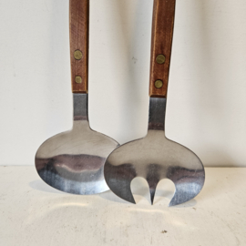 Slacouvert met teak houten heft