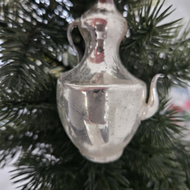 Zilveren kerstbal | theepot