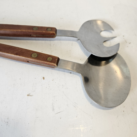 Slacouvert met teak houten heft