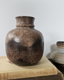 2 Kleuren bruine vaas 876 | West Germany