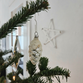 Vintage kerstboom dennenappel | kerstbal
