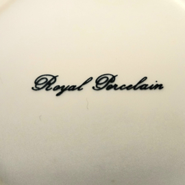 Koffiekop met schotel | Royal Porselain Cannelee