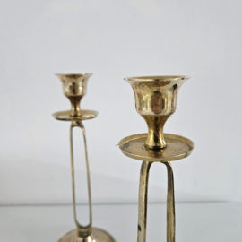 Messing kandelaar - set van 2 