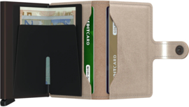 Secrid miniwallet metallic - brons
