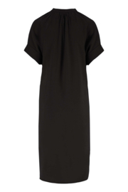 Zusss jurk linnenlook - zwart