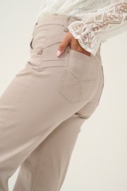 Cream broek katoen l32 - zand