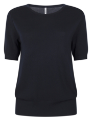 Zoso shirt gebreid - navy