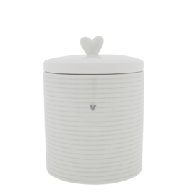 Bastion Collections voorraadpot lines - grijs