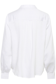 Cream blouse stripe